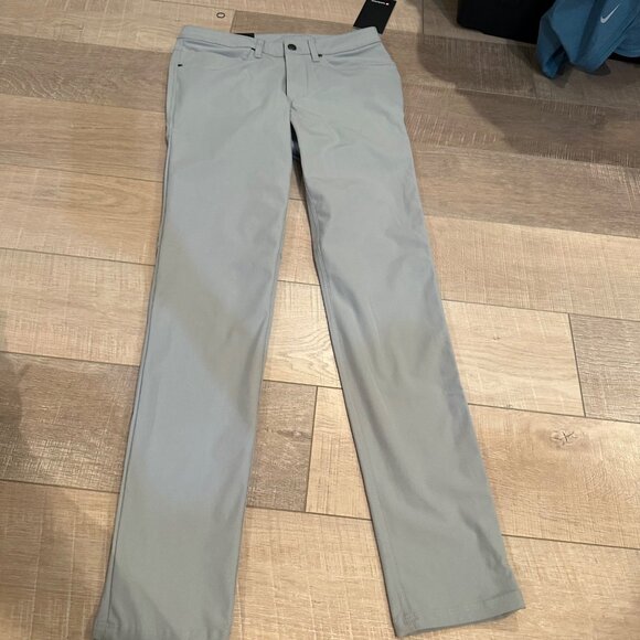 LULULEMON ABC SLIM FIT 29 X 34 GRAY PANTALON MENS PANTS NEW - Picture 1 of 10